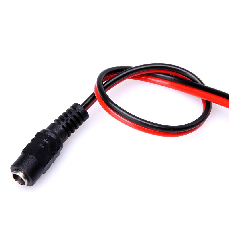 12V DC Connector 5.5x2.1mm Male Female Plug 12V DC Power Pigtail Cable Jack for CCTV Camera Connector Tail Extension 24V DC Wire