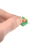 5/10Pcs Kf141r 2/3/4/5/6/7/8/9 Pin Spring Terminal Block Connector 2.54mm Pitch Right Angle 2p 3p 4p 5p For Pcb Mounted Splicing