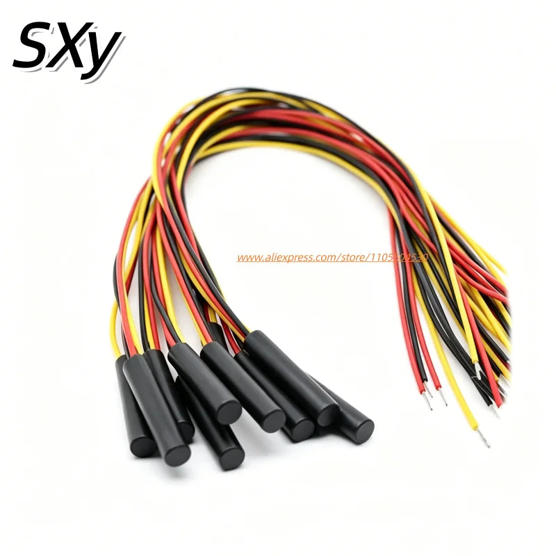 10pcs/lot Normally open closed reed sensor proximity switch magnetic control switch,4 x18 plastic tape length 6 x 30mm 15 GPS-01