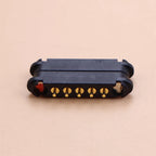 1Set 2.5/2.54 MM Pitch Spring Loaded Male Female 2P 3 4 5 6 7 8  Pole Through Holes PCB BTB Connector 2A DC Magnetic Pogo Pin