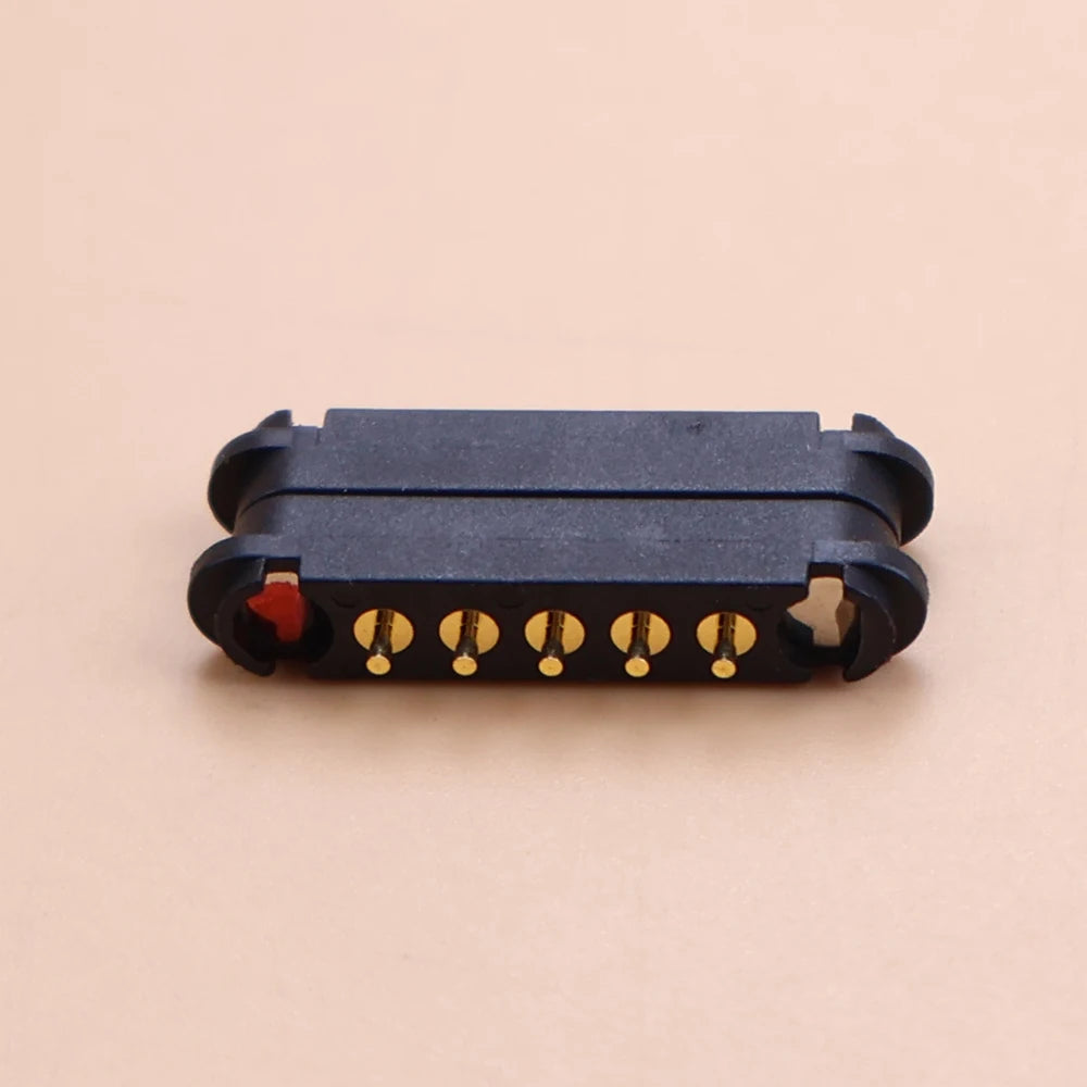 1Set 2.5/2.54 MM Pitch Spring Loaded Male Female 2P 3 4 5 6 7 8  Pole Through Holes PCB BTB Connector 2A DC Magnetic Pogo Pin
