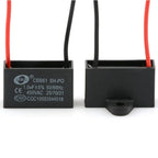CBB61 Motor Start Capacitor 450V AC Fan Condenser1/1.2/1.5/1.8/2/2.5/3/4/5/6/8/10UF