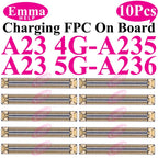 10Pcs USB Charger Charging Port FPC Connector For Samsung Galaxy A12 A22 A32 A52 A72 A02 A03 A13 A23 A33 A53 A73 Plug On Board