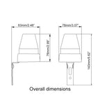AC110-220 Adjustable Street Light Photoswitch Photocell Sensor Switch Automatic On Off Photo Control Sensor Switch