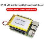 Raspberry Pi 4 / PI5 UPS Uninterruptible Power Supply HAT Lithium Battery Module RPi-UPS-H