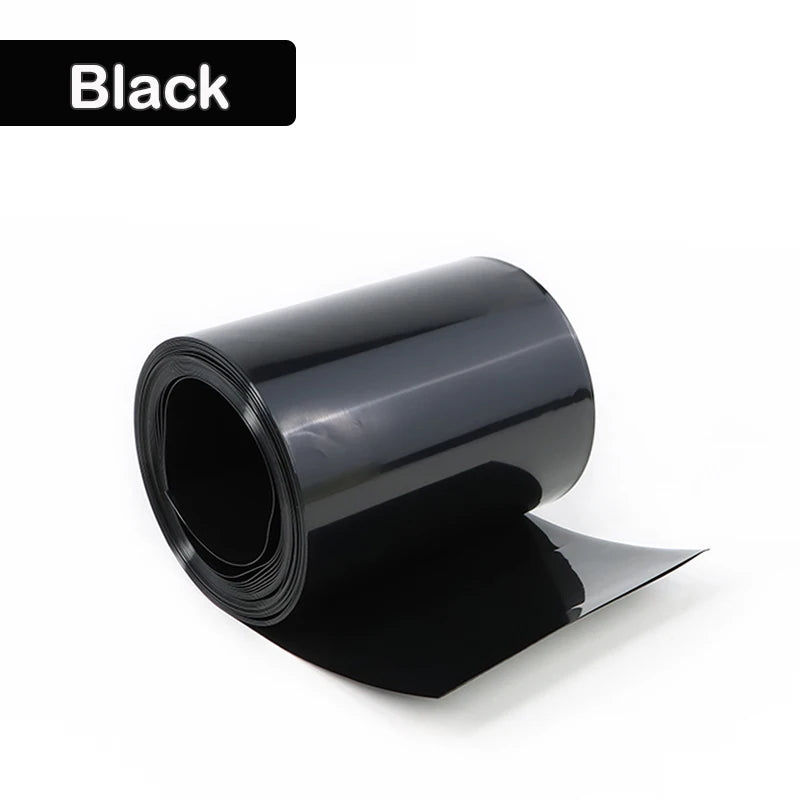 1/5/10m Width 350mm PVC Heat Shrink Tube Insulated Film Wrap Protection Case Wire Cable Sleeve Lithium Battery 18650 Pack
