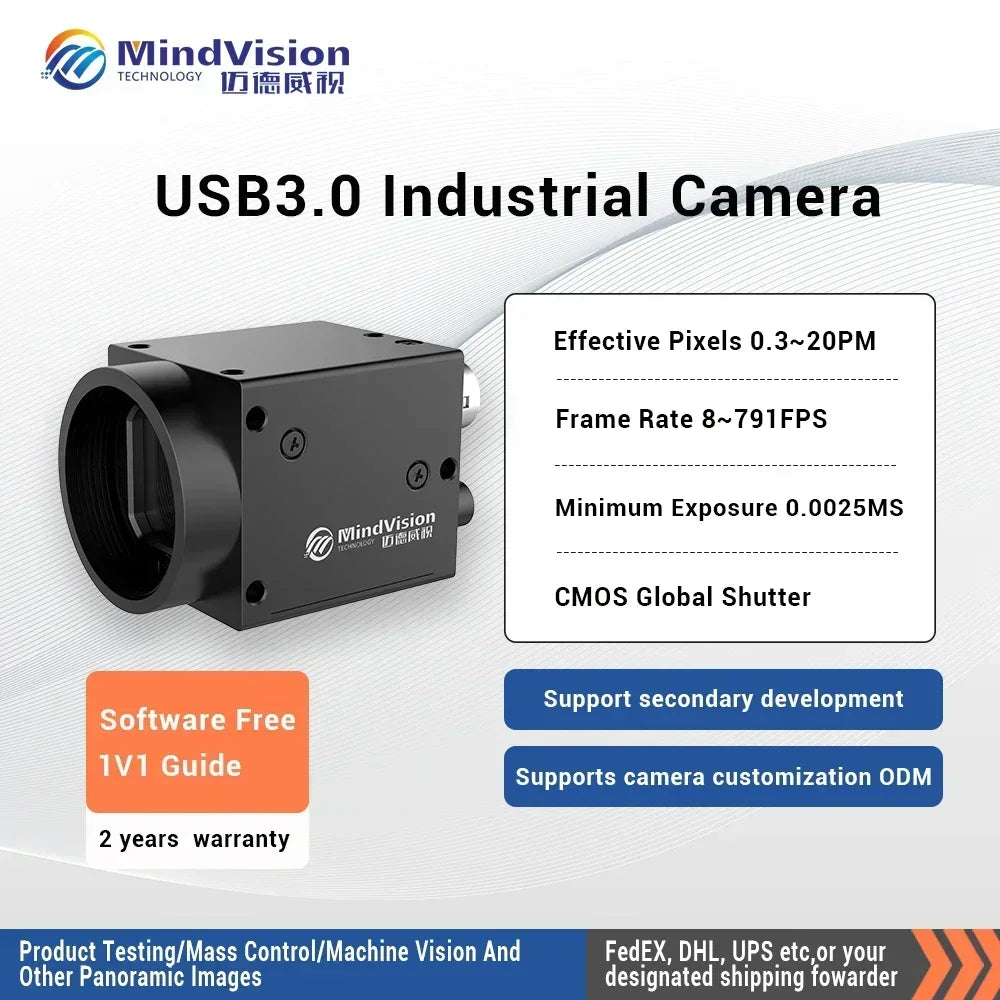 MindVision MV-SUA505GC/M 5MP USB3.0  industrial Camera  machine vision Global shutter camera