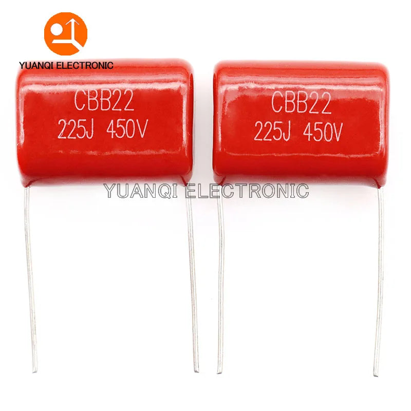 100V 250V 400V 450V 630V 1600V 2000V 102J 103J 104J 105J 155J 223J 224J 225J 334J 474J 475J CBB Polypropylene film capacitor