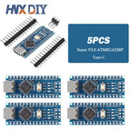 1-10pcs For Nano V3.0 Micro Controller Module ATmega328P Module Nano Board CH340 USB Cable Compatible with Arduino Nano V3.0