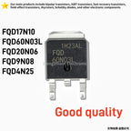 10PCS NEW FQD10N10 10N10 FQD12P10 12P10 FQD13N10L 13N10L FQD11P06 11P06 FQD16N25C 16N25C TO-252 Surface Mount MOS FET