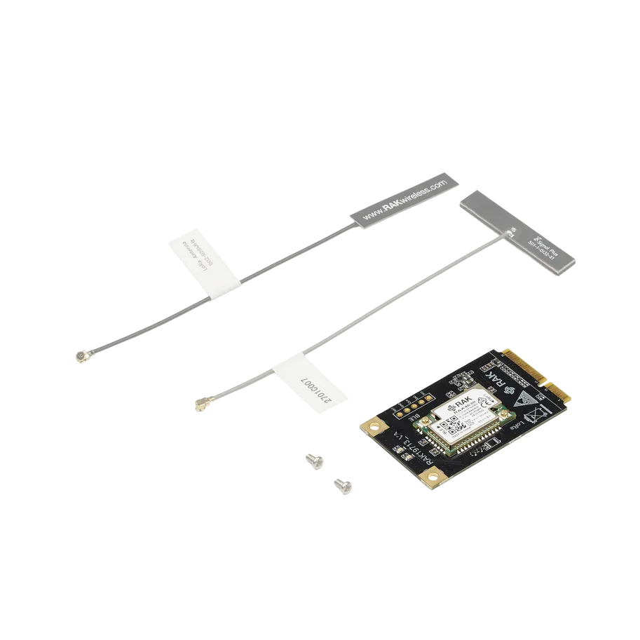 RAK19713 Mini PCIe Module For LoRa® LoRaWAN® Mini PCIe Module For Linux Gateways, CM4 Carrier Boards And Industrial PCs
