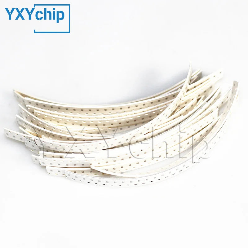 Resistor kit 0201 0402 0603 0805 1206 smd Resistor package 50values*25PCS=1250PCS 1% Sample Kit Resisor 1ohm 47ohm 1kohm 10kohm