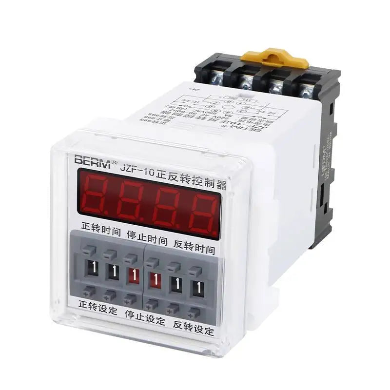 JZF-10 Motor Forward And Reverse Automatic Cycle Controller Relay Adjustable Time With Base