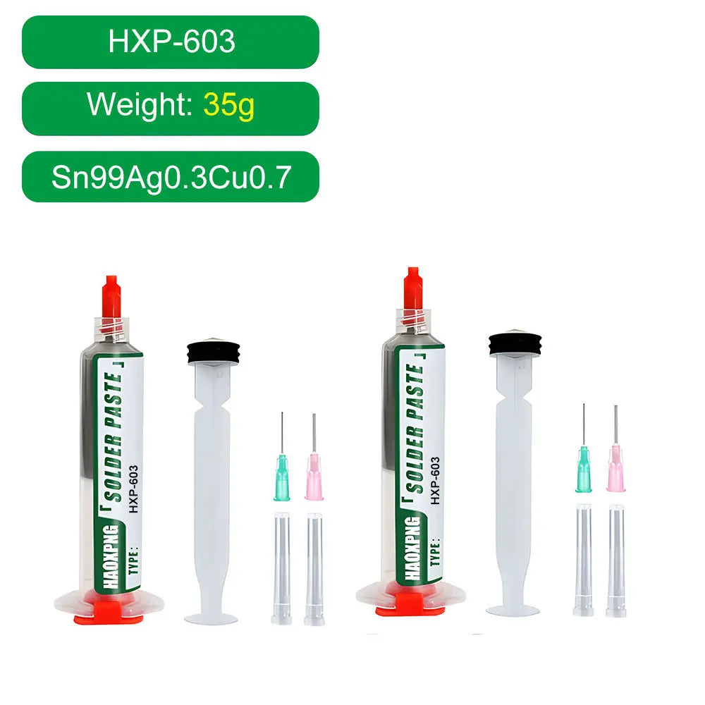 Solder Paste Flux For Soldering Sn99ag0.3cu0.7  Smd Repair Tin Paste 217℃ Tin Paste Set Welding Fluxes High Quality Flux
