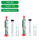 Solder Paste Flux For Soldering Sn99ag0.3cu0.7  Smd Repair Tin Paste 217℃ Tin Paste Set Welding Fluxes High Quality Flux