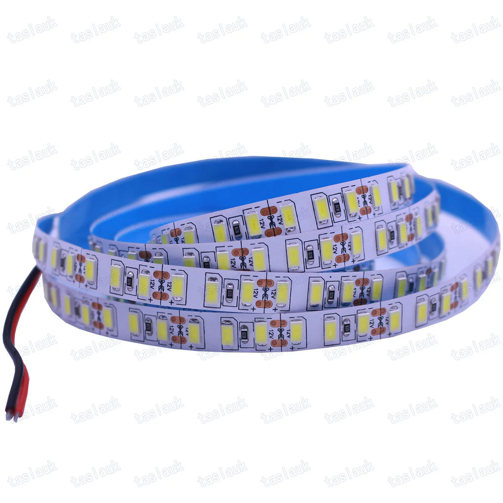 120leds/m LED Strip Light tape 12V 5730 SMD White Warm White NW 4000k 5m  For Ceiling Counter Cabinet Light non waterproof