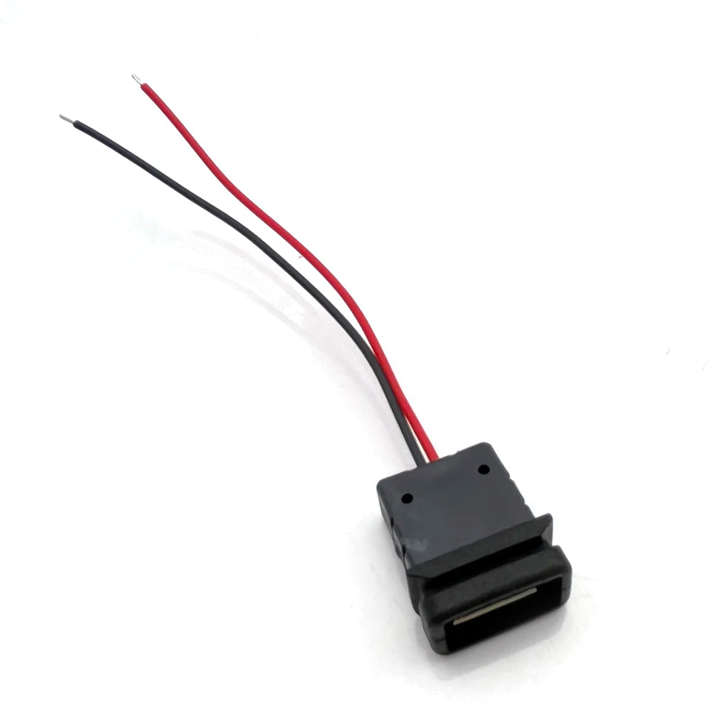 USB Connector Type-C Waterproof with PH 2.0 2Pin 4Pin 6Pin Locking Plate Female Waterproof High Current Fast Charging Jack Port