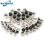 2Set GX12 GX16 GX20 2/3/4/5/6/7/8/9/10 Pin Male Female Butting Wire Cable Circular Aviation Socket Plug Panel Connector