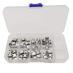 80/100Pcs Type C USB Charging Jack Welding Connectors 2Pin 6Pin 16Pin USB-C Socket For Mobile Phone PCB DIY Repair Kits