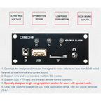 CIRMECH USB U-Disk T-Flash Micro SD Card Decoder MP3 Player Support MP3 WAV Remote Control Single Repeat Function