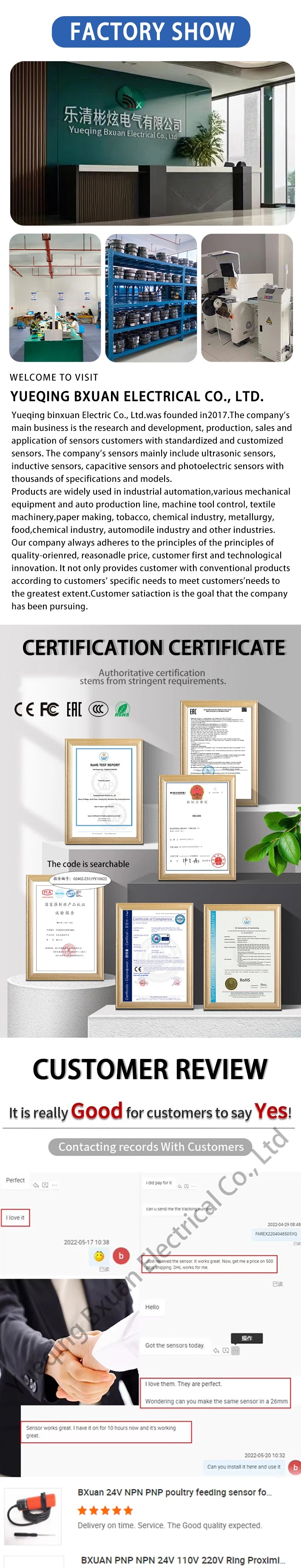BXUAN Capacitive Contact Liquid Level Sensor, Lubricating Grease Adhesive Oil Level Sensor, Proximity Switch