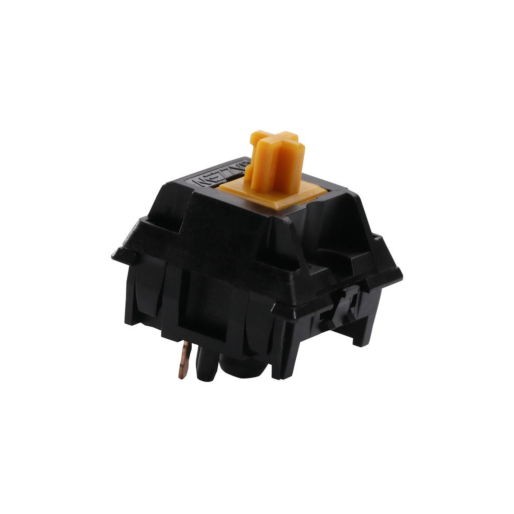 Gazzew Boba BLACK U4t V2 Thocky Tactile Switches for Mechanical Keyboard Customization 5pin 62g 68g Bottom