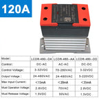 LCTC Solid State Relay 10A25A40A60A80A100A120A DIN Installation DC to AC AC to AC DC to DC Single-phase SSR With Radiator