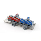 25PCS Electrical Cable Connectors Push-in Quick Terminal Blocks LED Cable Wiring Tool Wire Connectors Rail Installation Model