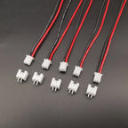 XH 2.54mm Pitch JST 1S 2Pin Balance Plug Conenctor Male Female Plugs Lead Terminal With 22AWG Silicone Wire Cable 10/15/20cm
