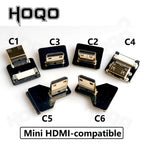 Ribbon FPV HDMI-Compatible Connector Flexible Flat Cable for Raspberry Pi 4 Micro HD/Mini HD to HD Female 20pin FFC