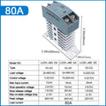 SSR Solid State Relay DIN Rail Relay With Heatsink 10A 25A 40A 60A 80A 100A 120A DC - AC DC - DC AC - AC Single Phase Control