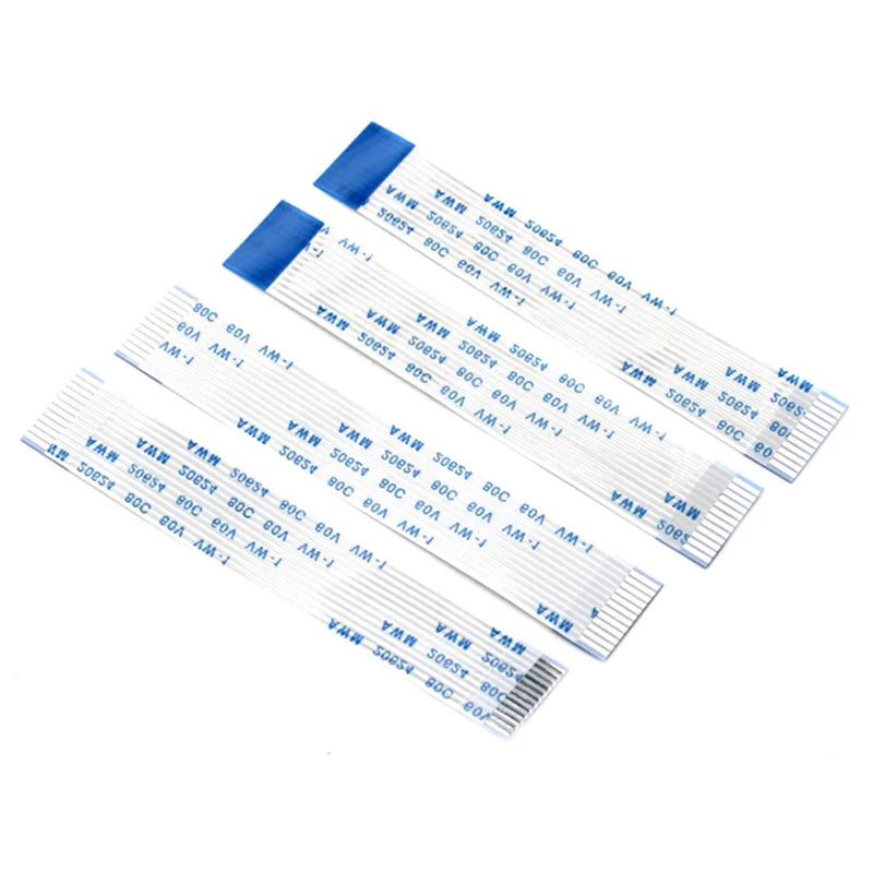 5PCS FPC FFC Ribbon Flexible Flat Cable 4/5/6/8/10/12/14/16/18/20/30/40-80Pin Pitch 0.5MM 1.0MM A-Type Wire Length