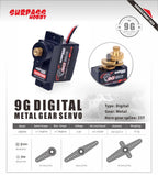 SURPASS HOBBY 9G 17G 25G 6KG 9KG 15KG 20KG Metal Gear Digital Motor RC Servo for Car Plane Robot Boat Model Wltoys Axial SCX24