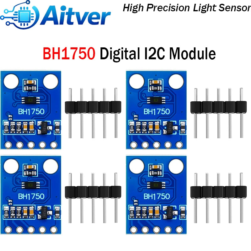 GY302 BH1750 Digital Light Sensor Module 16 Bit Ambient Light Detector I2C 3 to 5V for Arduino ESP32 Raspberry Pi
