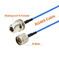 1PCS Blue RG405 Coaxial Cable N Type Male to Male Female to Female Connector RF Jumper Pigtail N Type Extension Cable 10CM~10M