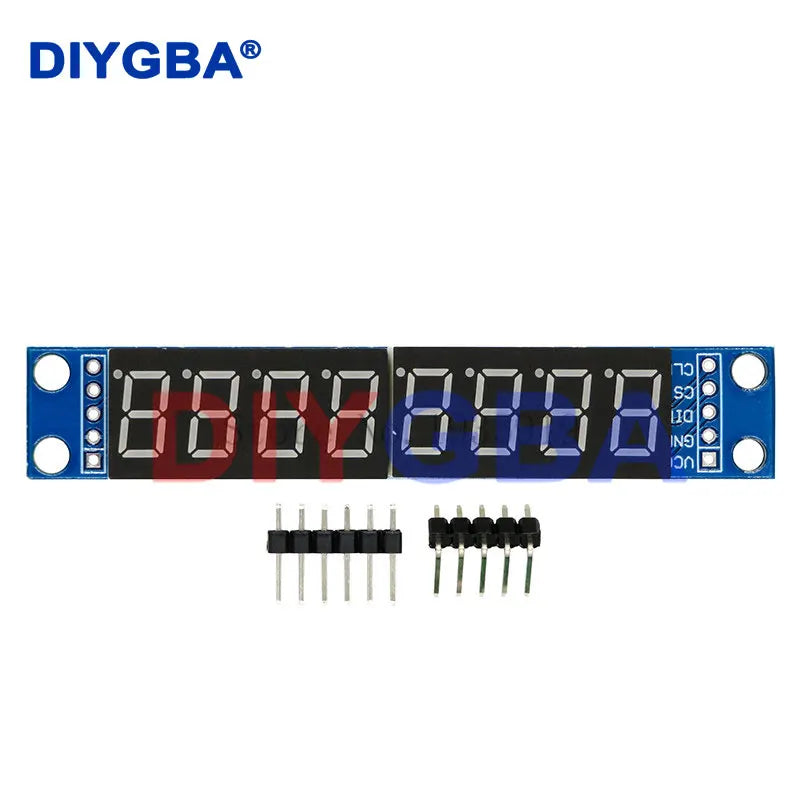 10pcs/lot MAX7219 LED Dot Matrix 8 Digit 7-segment Digital Tube Display Control Module For Arduino