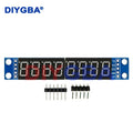 10pcs/lot MAX7219 LED Dot Matrix 8 Digit 7-segment Digital Tube Display Control Module For Arduino