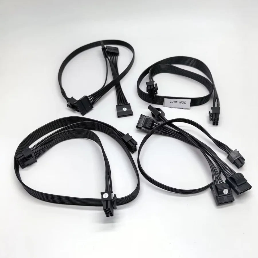 8/6Pin To GPU8(6+2)pin CPU8pin(4+4pin) SATA IDE Molex Power Cable for Thermalright TR-TG650 750 850 1000 1200W  Module