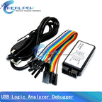USB Logic Analyzer 24MHz 8 Channel 24M/seconds Logic Analyzer Debugger For ARM FPGA Logic Analyzer Logic 24M 8CH