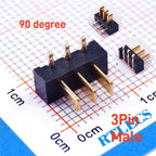 20Pcs Blade Male Battery Connector 2.5 MM Pitch 2 3 4 5 6 7 8 9 10 11 Position Right Angle Through Holes Straight PCB Header