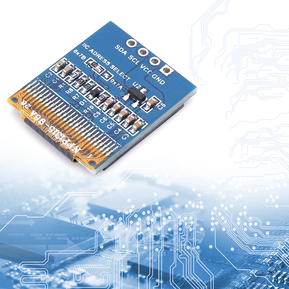 0.66 Inch OLED Display Module 64x48 Pixels LCD Screen Control Board 3.3-5V 4 Pin I2C IIC for Arduino Electronic DIY