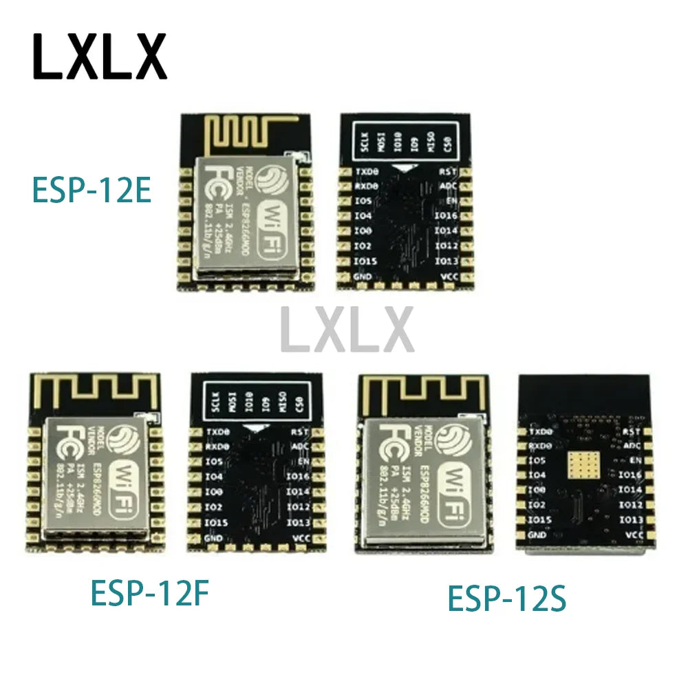 LXLX1 10 Pcs ESP8266 Serial WIFI Remote Wireless Control Wifi Module ESP-12E ESP-12F ESP12S