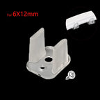 Neon Strip Led Connector COB Led Tape Fix Holder Clips with Screw Plastic Buckle Accessories For 5050 2835 5/12/110/220V RGB Led
