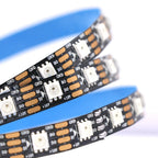 WS2815 DC12V RGB LED Strip 5050 30/60/144LEDs/m Breakpoint Resume Individually Addressable Black White PCB IP30 IP65 IP67 Dream