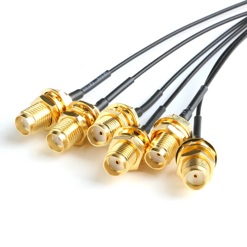 5PCS-2Pcs SMA / RP-SMA Female to IPX1 IPX3 IPX4 IPX5 IPX RF Plug Pigtail Cable for WIFI Board Antenna