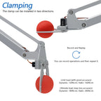 Freenove Robot Arm Kit for Raspberry Pi, High Accuracy, Stepper Motor, Metal Structure, Clamping Drawing Mode, Record and Replay