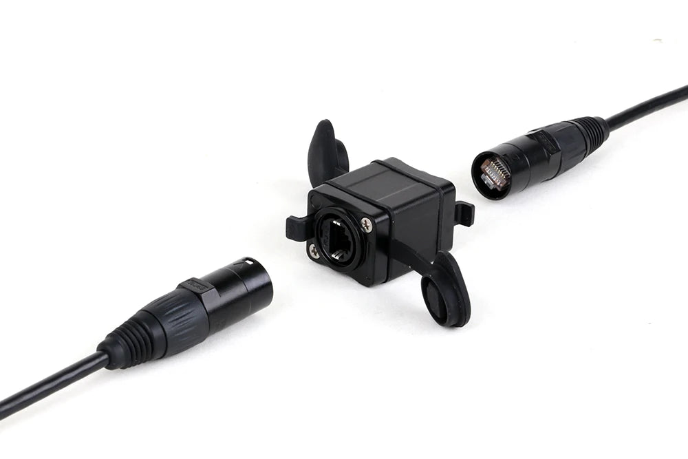 1pc RJ45 Feedthrough Coupler,STP RJ45 CAT6 Network Female Straight Coupler Converter Ethernet Extension Adapter