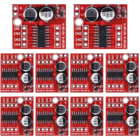 1-10pcs L298N Driver Board Module DC Stepper Motor Smart Car Robot Breadboard Peltier High Power Dual H-Bridge Controller