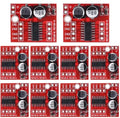 1-10pcs L298N Driver Board Module DC Stepper Motor Smart Car Robot Breadboard Peltier High Power Dual H-Bridge Controller