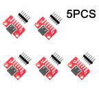 5PCS USB Type C Connector Board 3.1 Serial Basic Breakout Female  Board Red Adapter With Row Needles